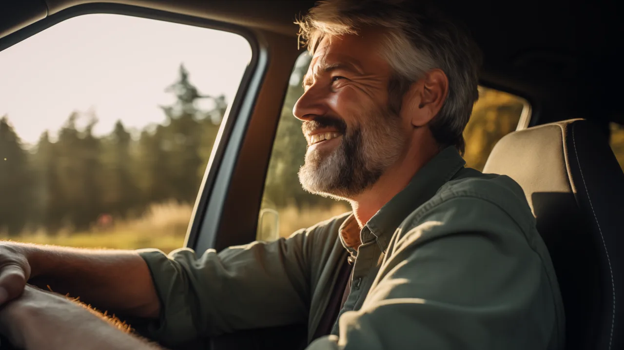 Cinematische Stimmung für Automotive-Kampagnen — Reichweite, Freiheit, Premium-Mobilität.