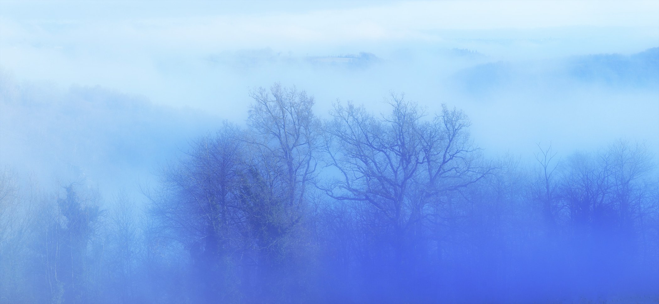 PAYSAGE AVEYRON BRUMES